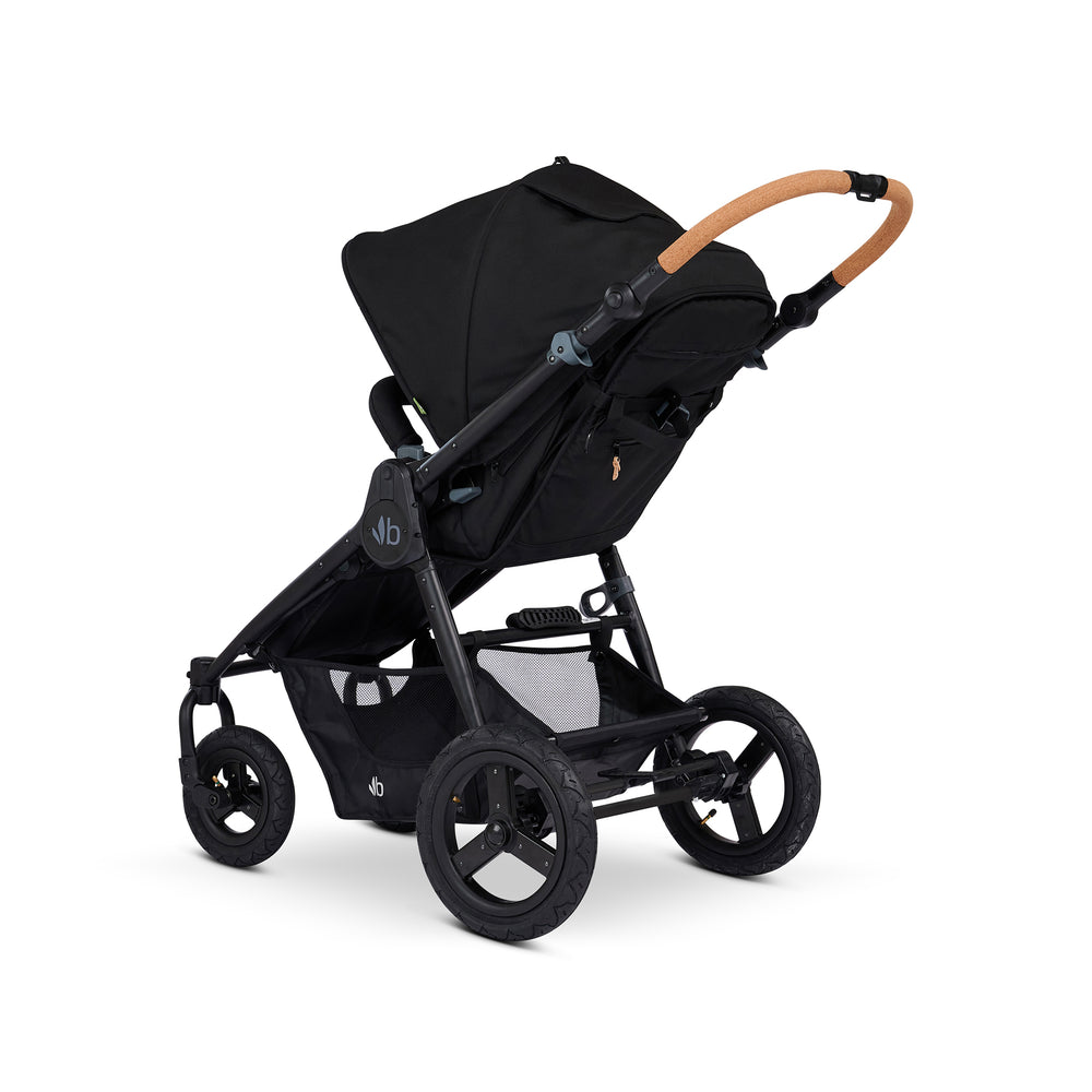 
                      
                        Bumbleride Era Reversible Stroller in Black - Premium Black Frame - Back View - Past Collection 2023
                      
                    