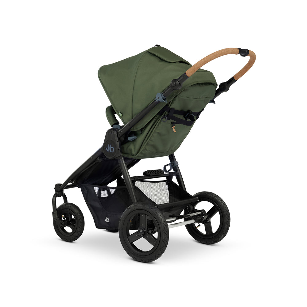 
                      
                        Bumbleride Era Reversible Stroller in Olive - Coming Soon. Back View - Past Collection - 2023
                      
                    