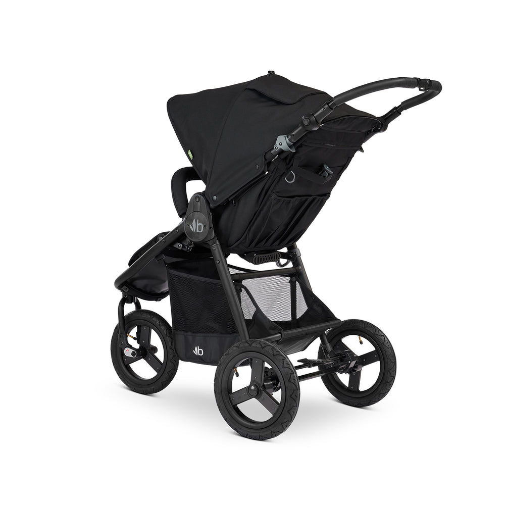 
                      
                        Bumbleride Indie All Terrain Stroller in Black - Premium Black Frame - Back View - Past Collection 2023
                      
                    