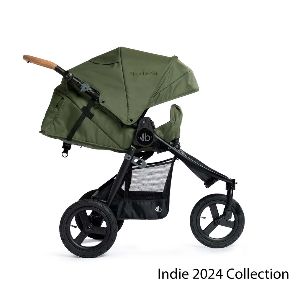 
                      
                        Bumbleride Indie All Terrain Stroller in Olive - Infant Mode - New Collection 2024
                      
                    