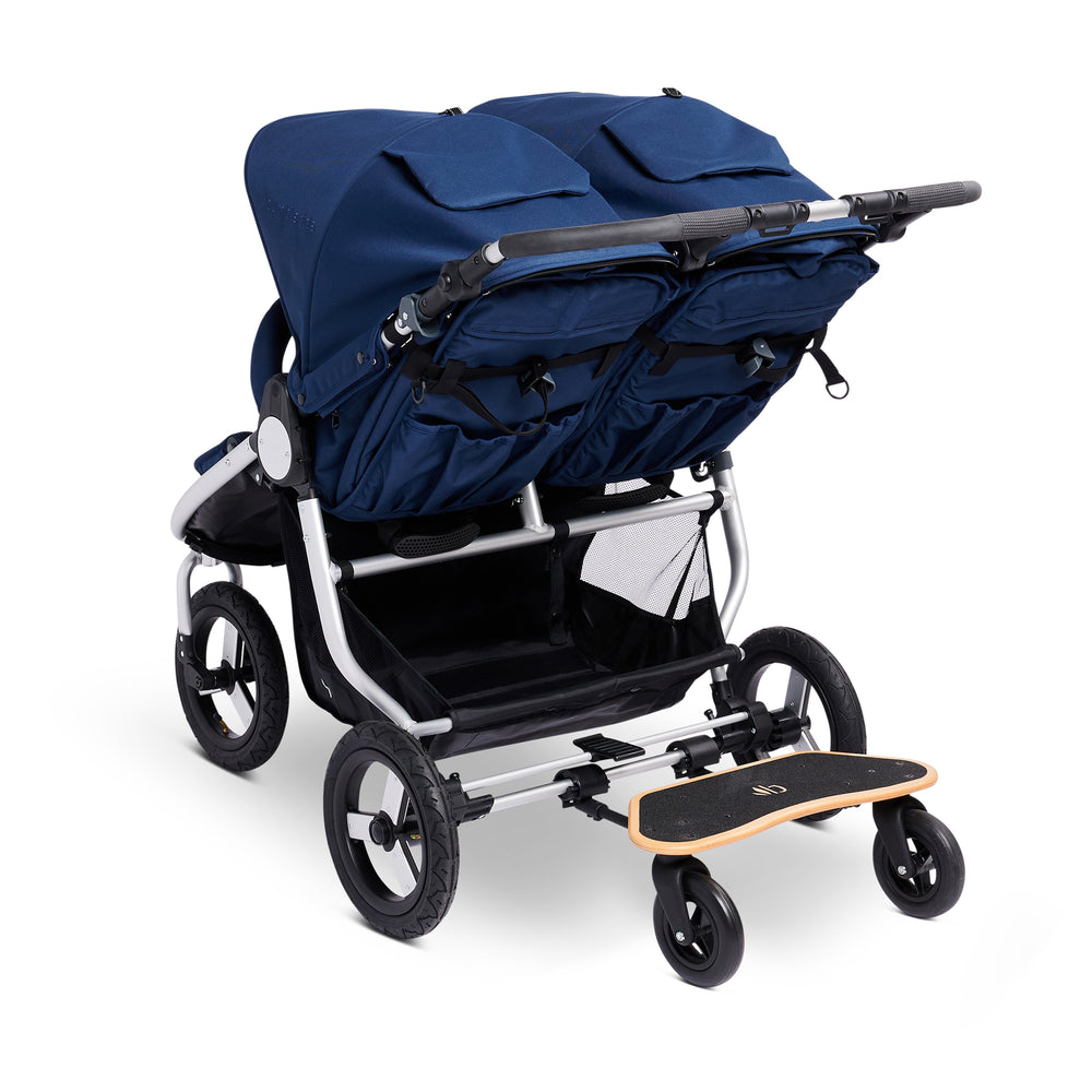 
                      
                        Bumbleride Mini Board Toddler Board attached to Indie Twin double stroller - New Collection - Attached View
                      
                    