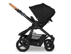 Bumbleride Era Reversible Stroller in Black - Reversed Seat View - New Collection